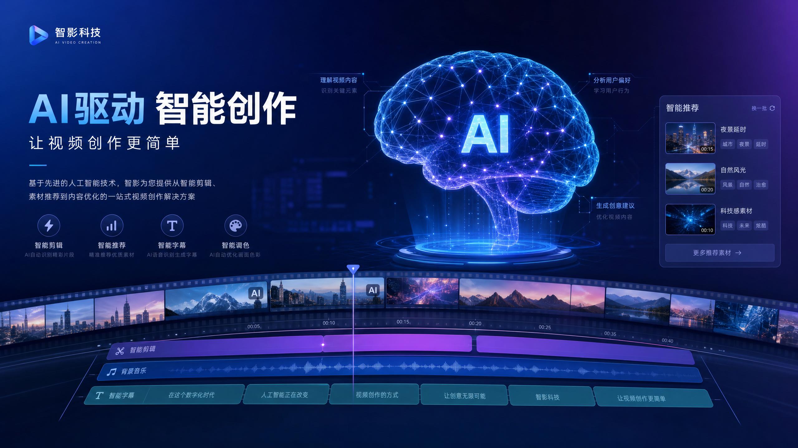 猎奇-【猎奇】AI智能剪辑传媒演示：5分钟完成专业短视频